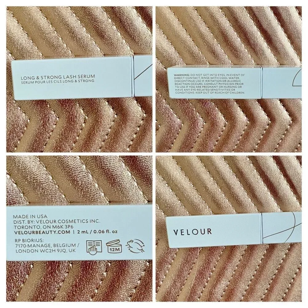 VELOUR - NWOT - Long & Strong Lash Serum, Full Size. Never Used or Swatched